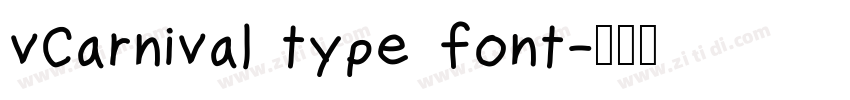 vCarnival type font字体转换 vCarnival type font字体转换